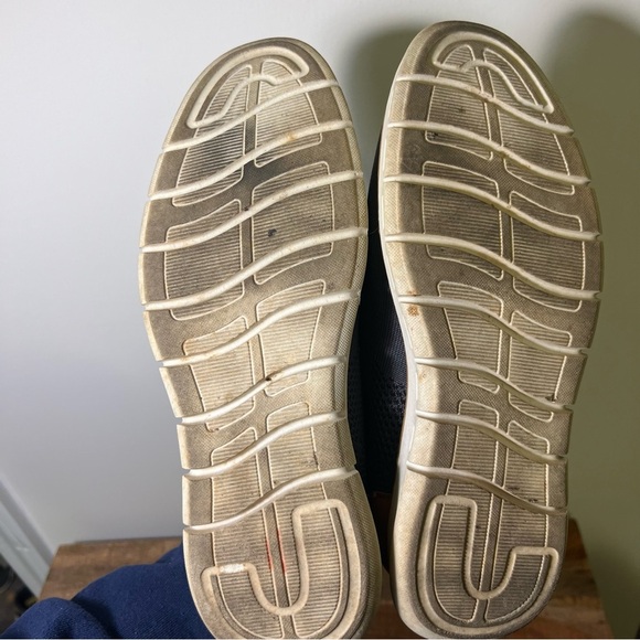 Nautica Charcoal Knit Oxfords with Leather Accents, Men’s 7.5 - Picture 6 of 7